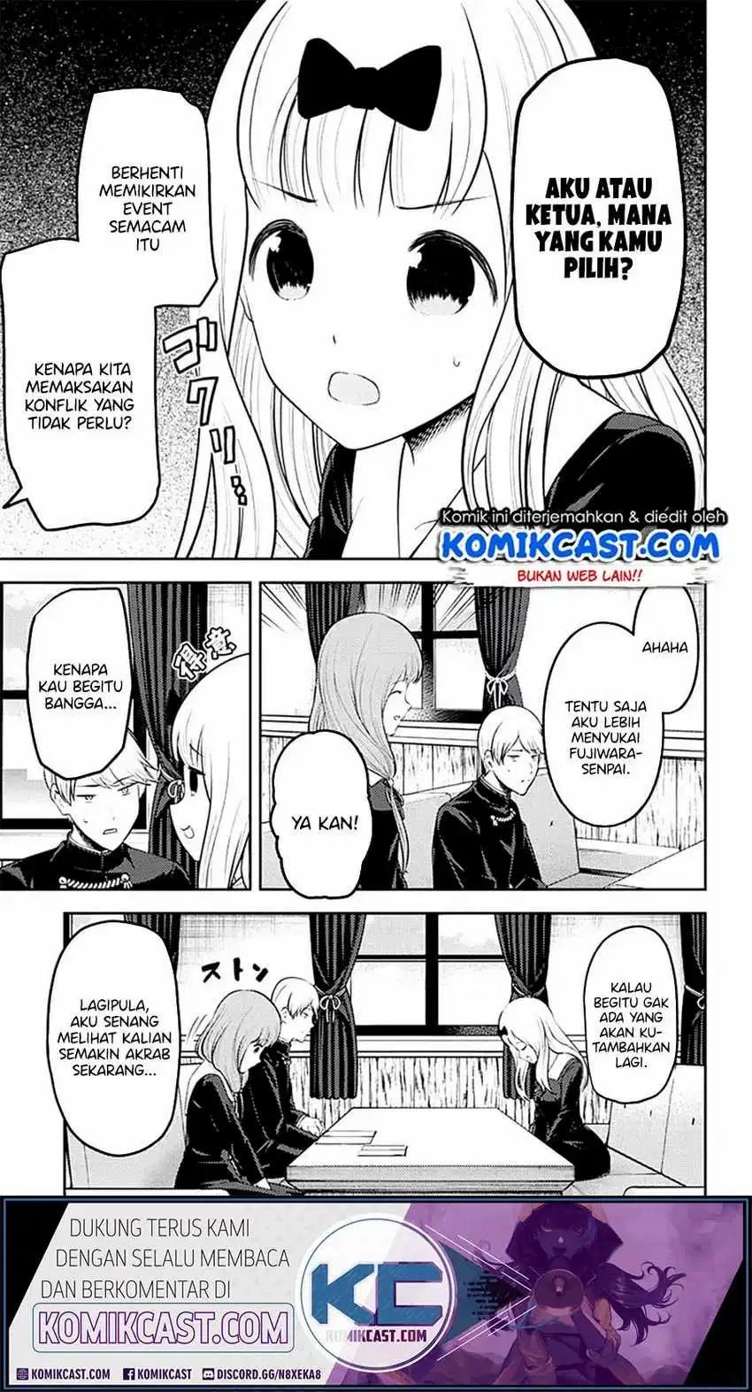 Kaguya-sama wa Kokurasetai – Tensai-tachi no Renai Zunousen Chapter 213 Gambar 9