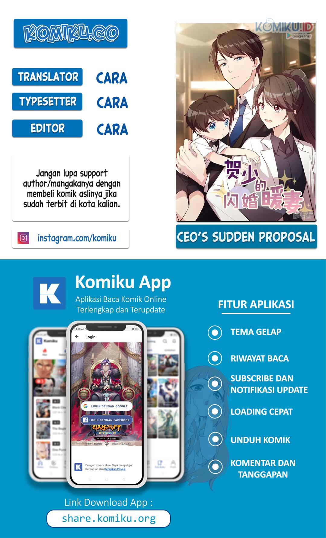 Baca Komik CEO’s Sudden Proposal Chapter 105 Gambar 1