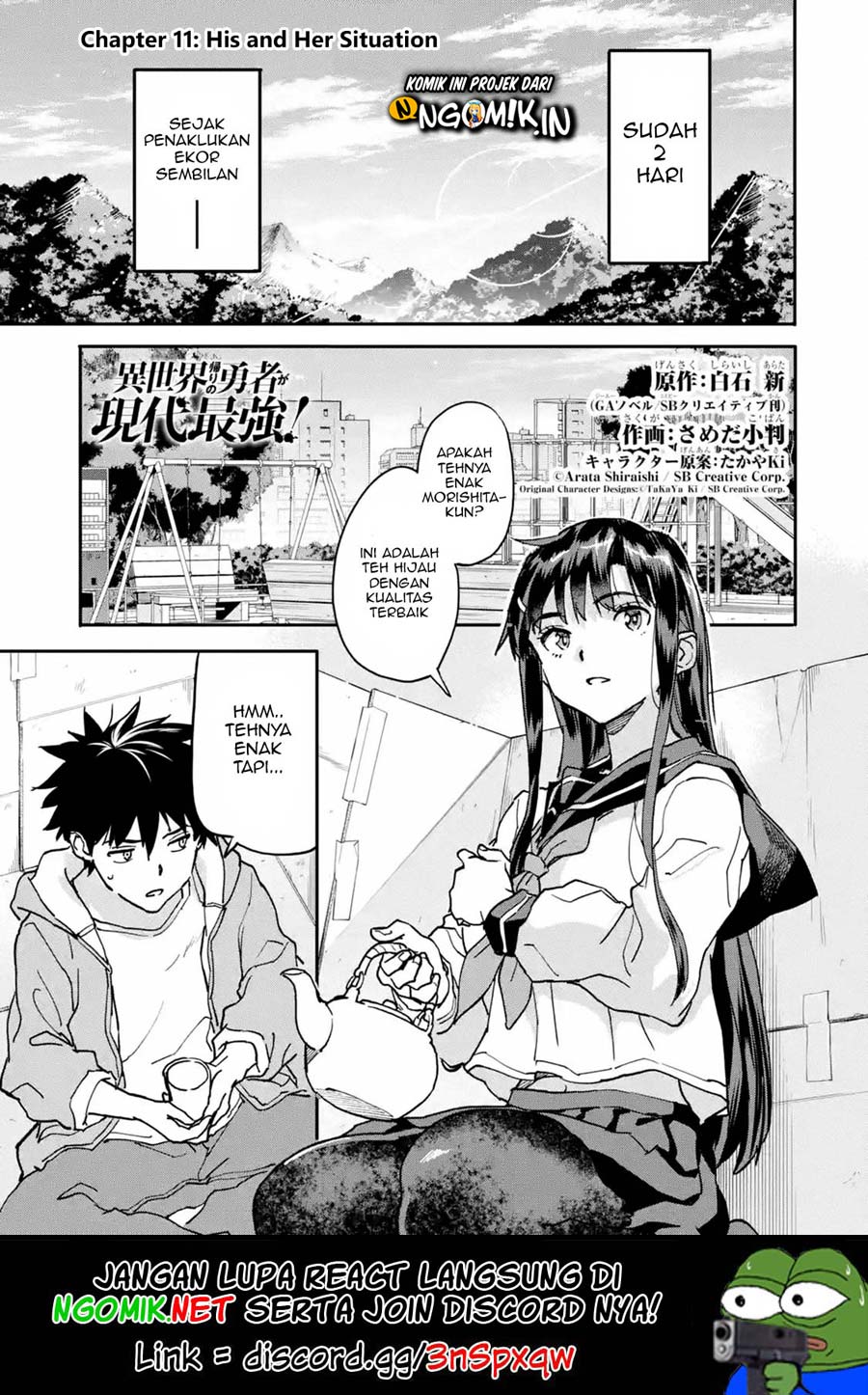 Baca Manga The Hero Who Returned Remains the Strongest in the Modern World Chapter 11.1 Gambar 2