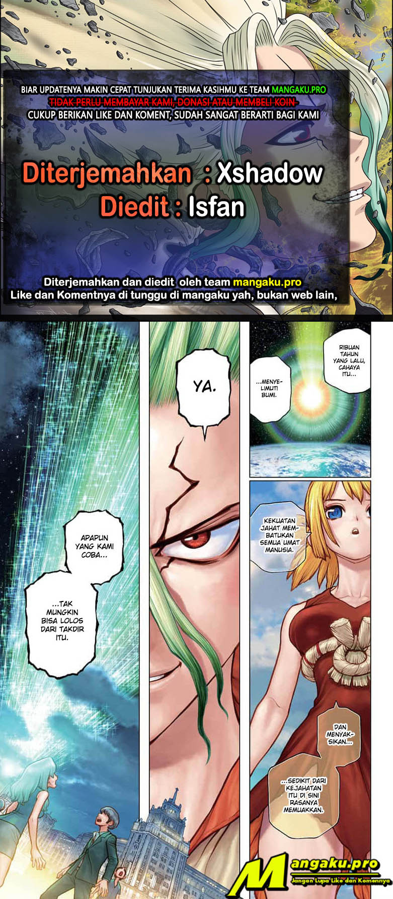 Baca Komik Dr. Stone Chapter 181 Gambar 1