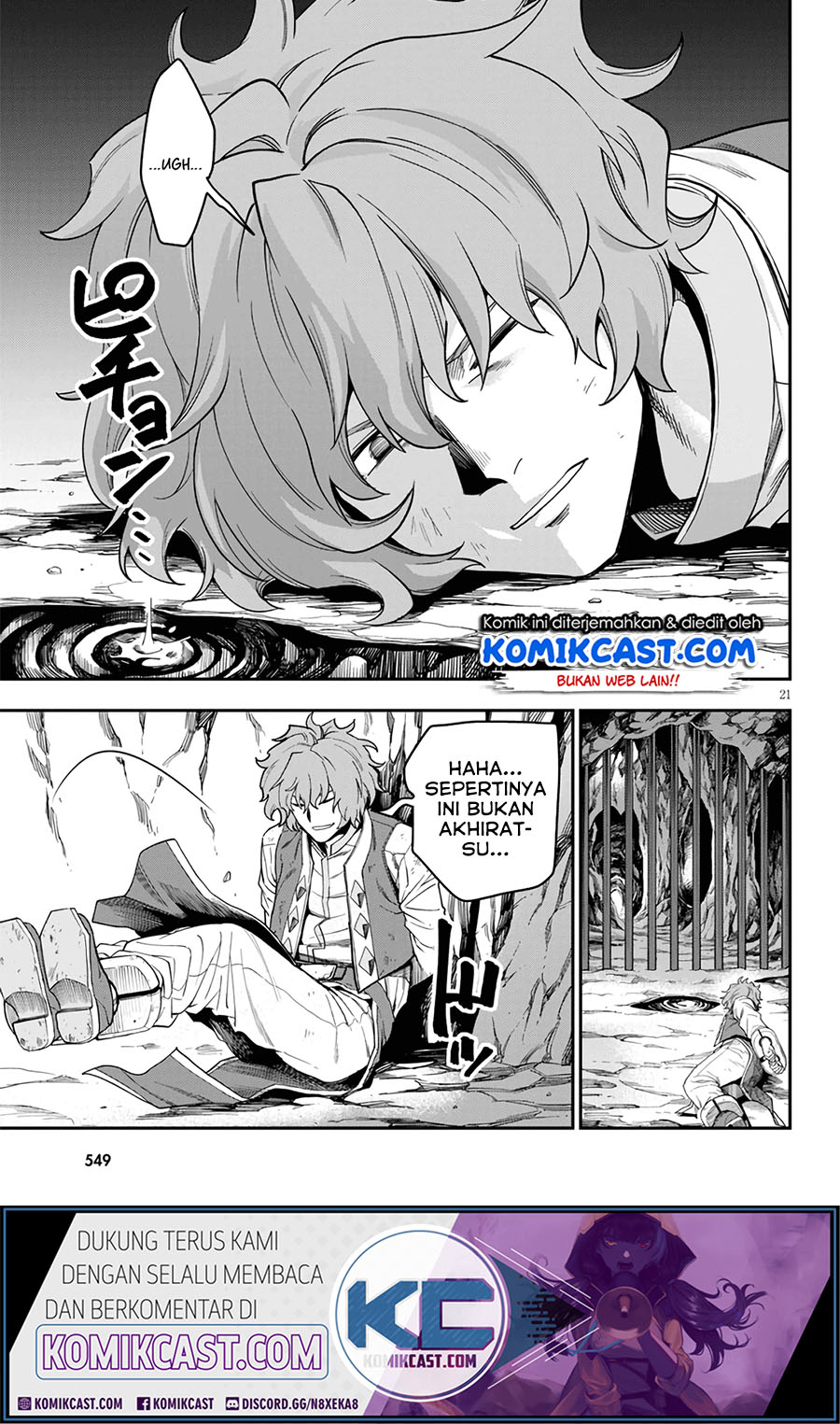 Konjiki no Moji Tsukai: Yuusha Yonin ni Makikomareta Unique Cheat Chapter 69 Gambar 20