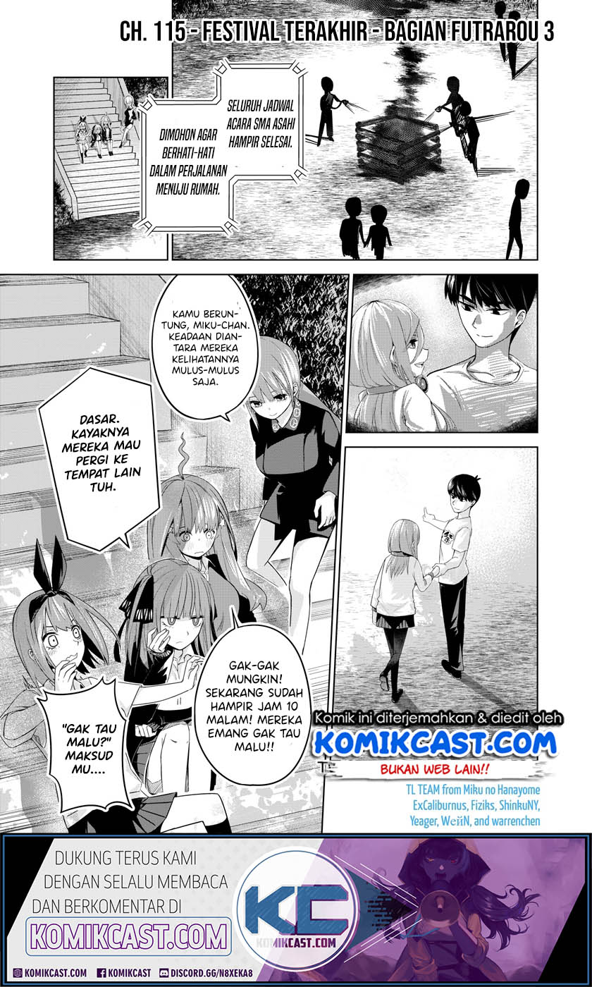 Baca Komik Go-toubun no Hanayome Chapter 123.2 Gambar 1