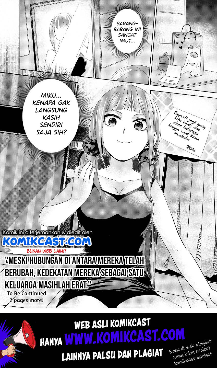 Go-toubun no Hanayome Chapter 123.3 Gambar 17