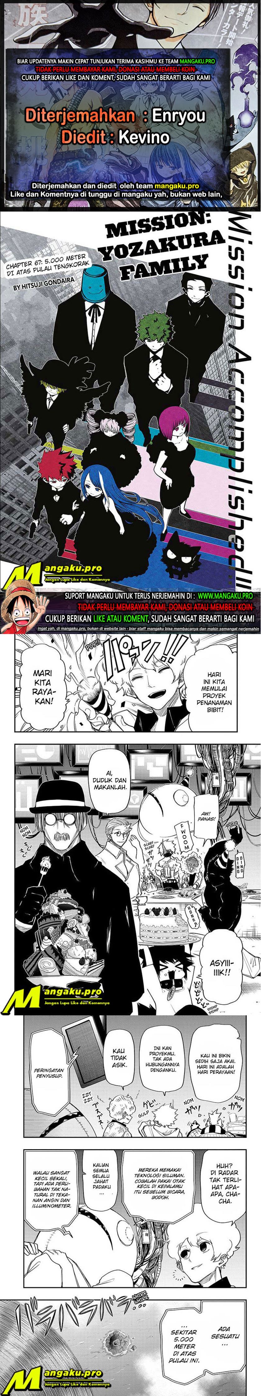 Baca Komik Mission: Yozakura Family Chapter 67 Gambar 1