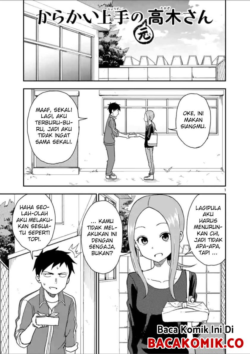 Baca Komik Karakai Jouzu no (Moto) Takagi-san Chapter 60 Gambar 1