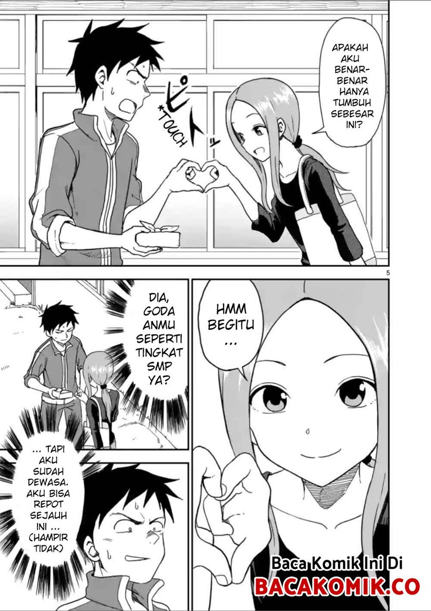 Karakai Jouzu no (Moto) Takagi-san Chapter 60 Gambar 5