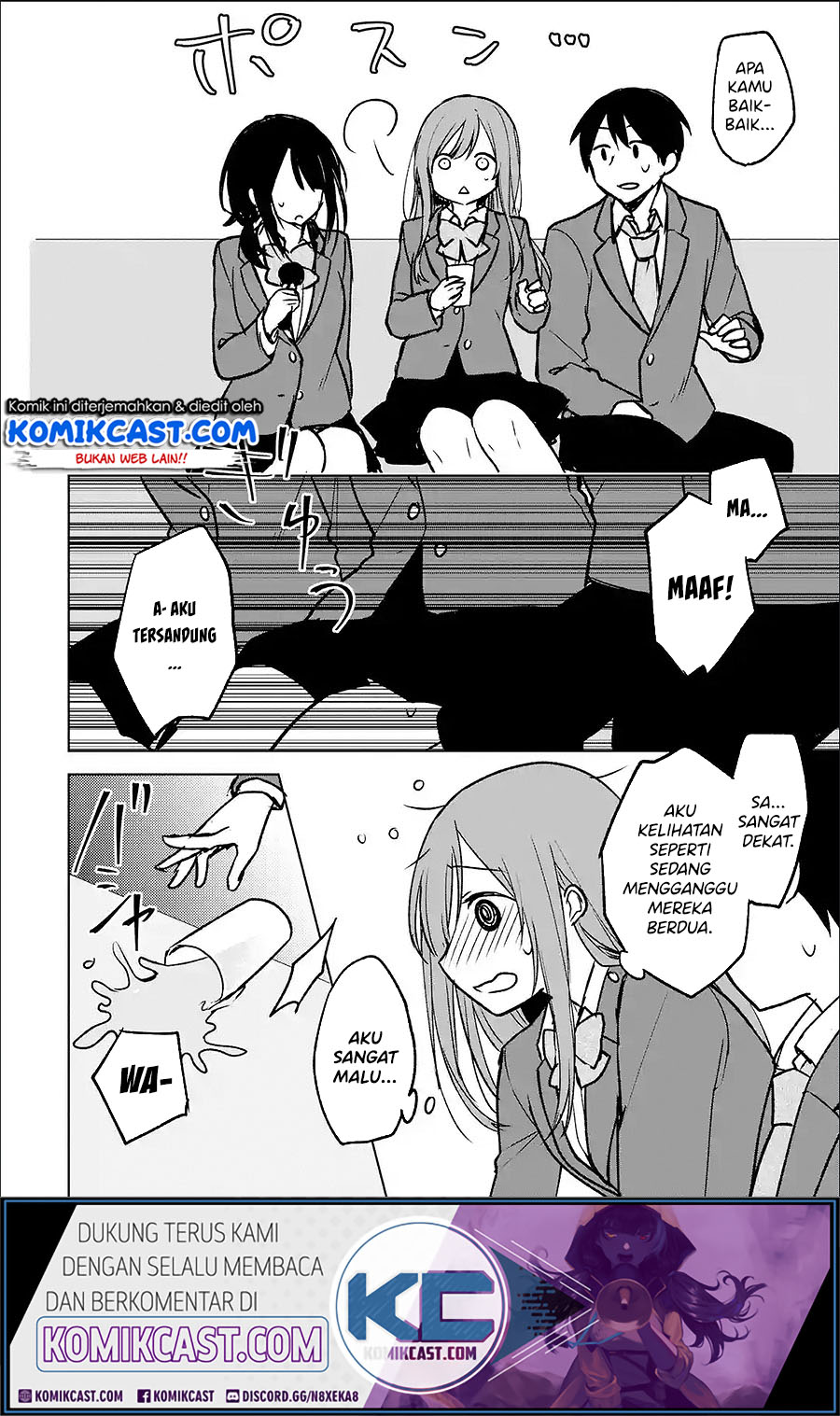 Baca Manga Chikan Saresou ni Natteiru S-kyuu Bishoujo wo Tasuketara Tonari no Seki no Osanajimi datta Chapter 19 Gambar 2