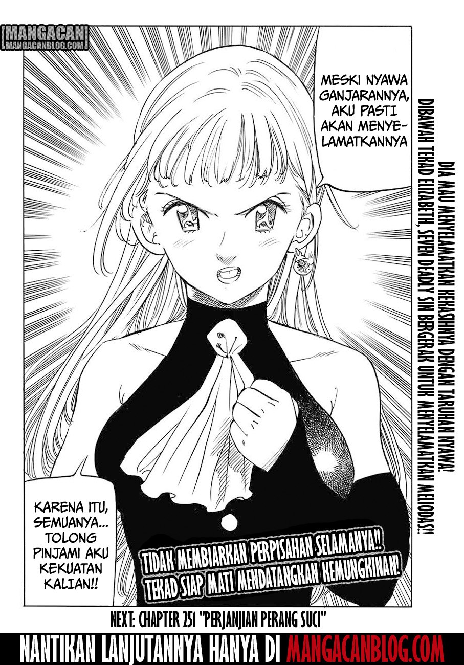 Nanatsu no Taizai Chapter 250 Gambar 20