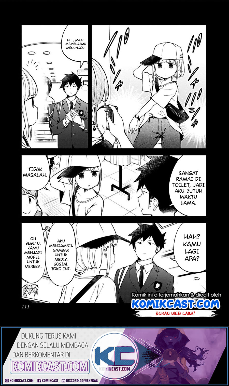 Aharen-san wa Hakarenai Chapter 74 Gambar 10