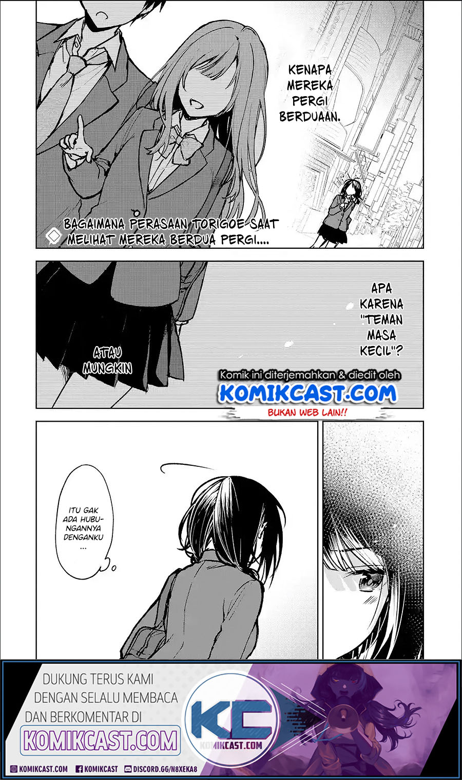 Baca Komik Chikan Saresou ni Natteiru S-kyuu Bishoujo wo Tasuketara Tonari no Seki no Osanajimi datta Chapter 19.1 Gambar 1