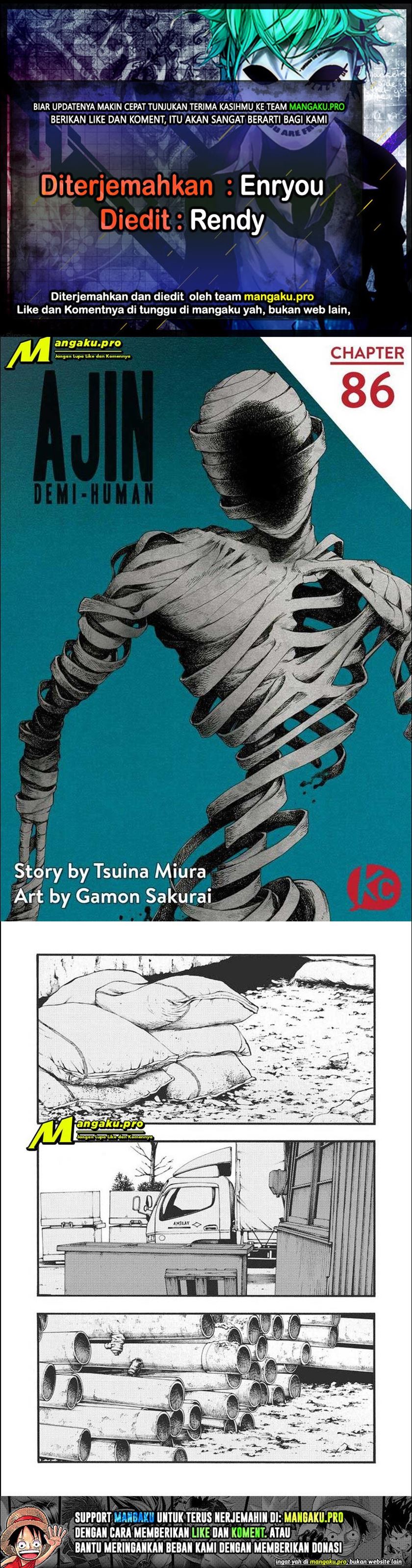 Baca Komik Ajin Chapter 86.1 Gambar 1