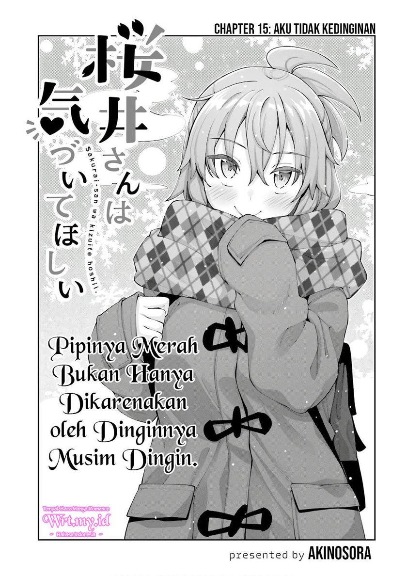 Baca Manga Sakurai-san Wants To Be Noticed Chapter 15 Gambar 2