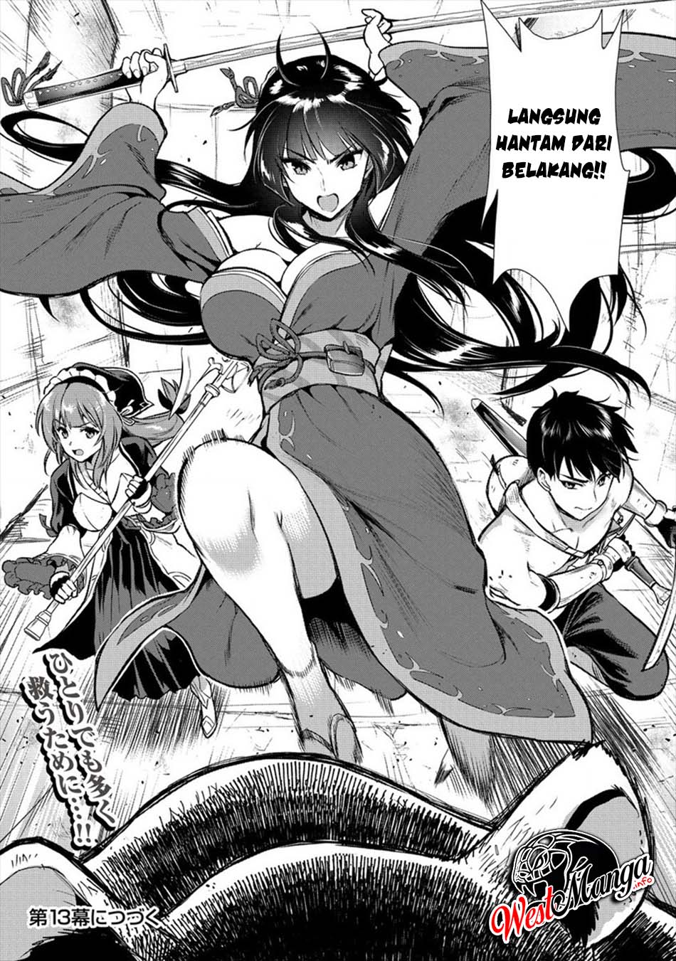 Makenshi no Maken Niyoru Maken no Tame no Harem Life Chapter 12.2 Gambar 16