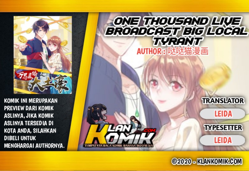 Baca Komik One Thousand Live Broadcast Big Local Tyrant Chapter 56 Gambar 1