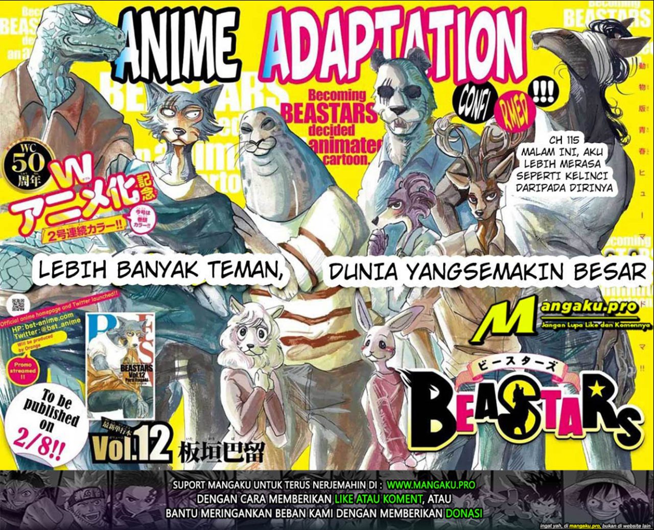 Baca Manga Beastars Chapter 115 Gambar 2