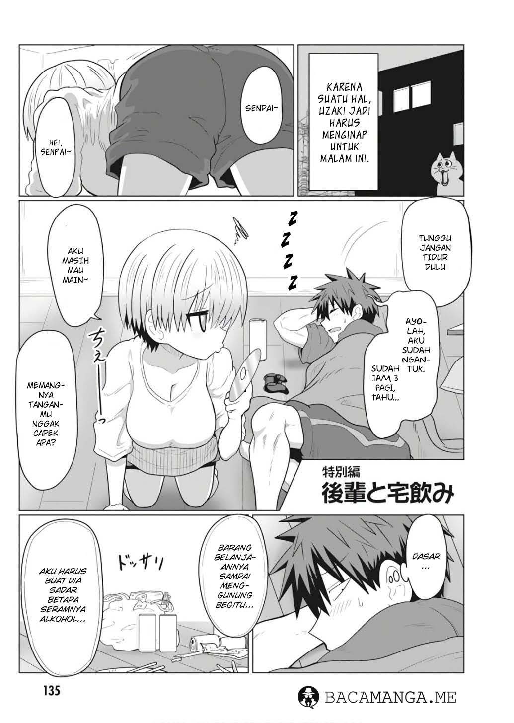 Baca Komik Uzaki-chan wa Asobitai! Chapter 23.5 Gambar 1