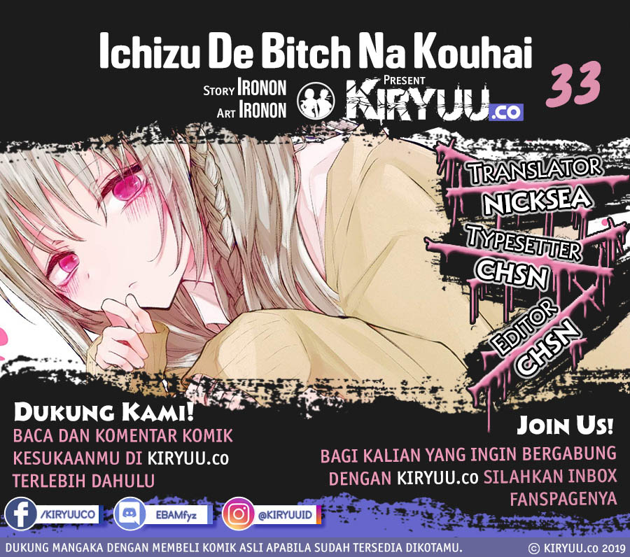Baca Komik Ichizu de Bitch na Kouhai Chapter 33 Gambar 1