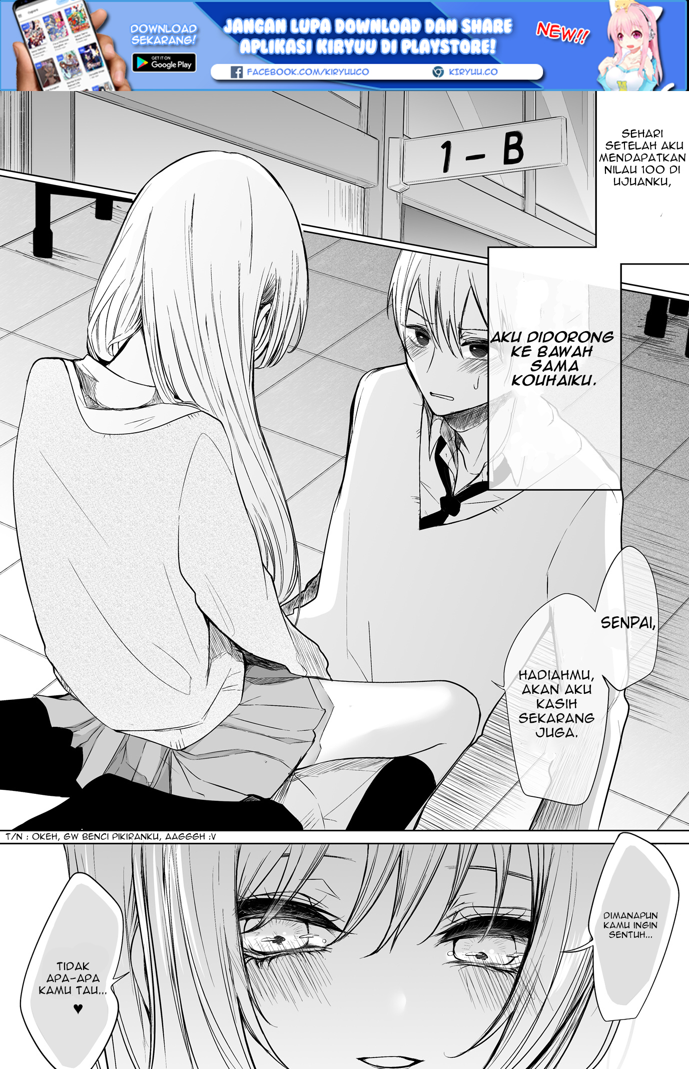 Baca Manga Ichizu de Bitch na Kouhai Chapter 16.2 Gambar 2