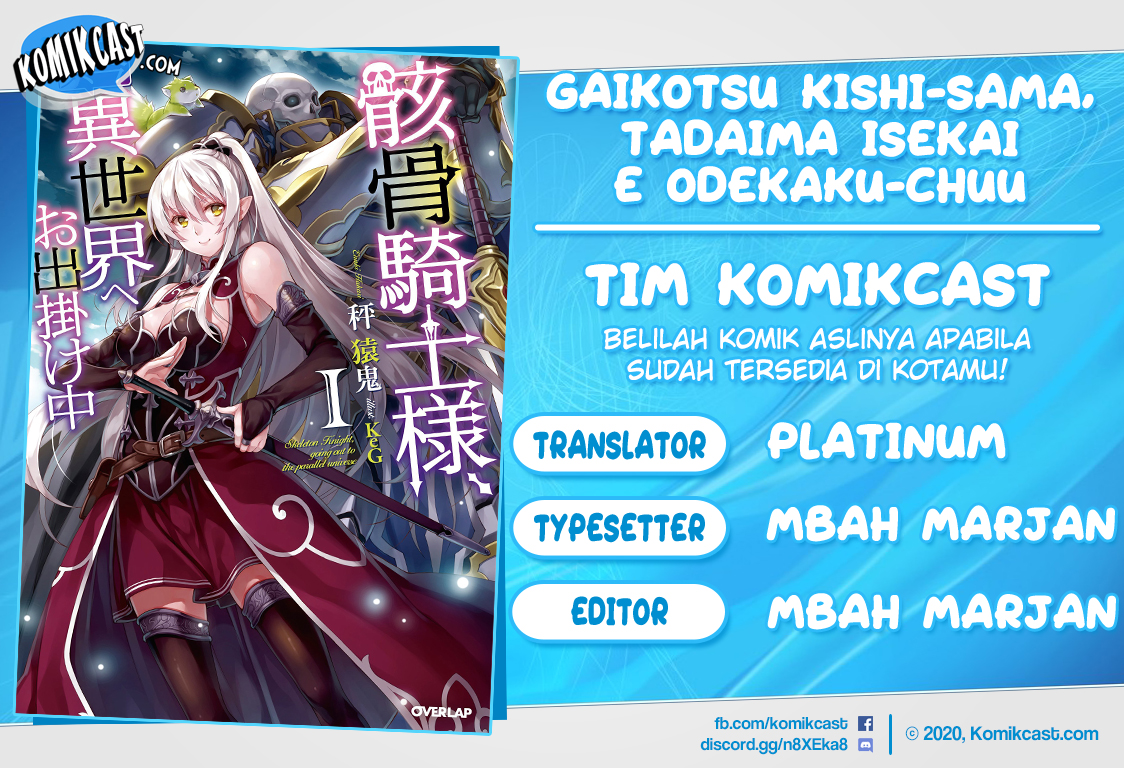 Baca Komik Gaikotsu Kishi-sama, Tadaima Isekai e Odekake-chuu Chapter 38 Gambar 1