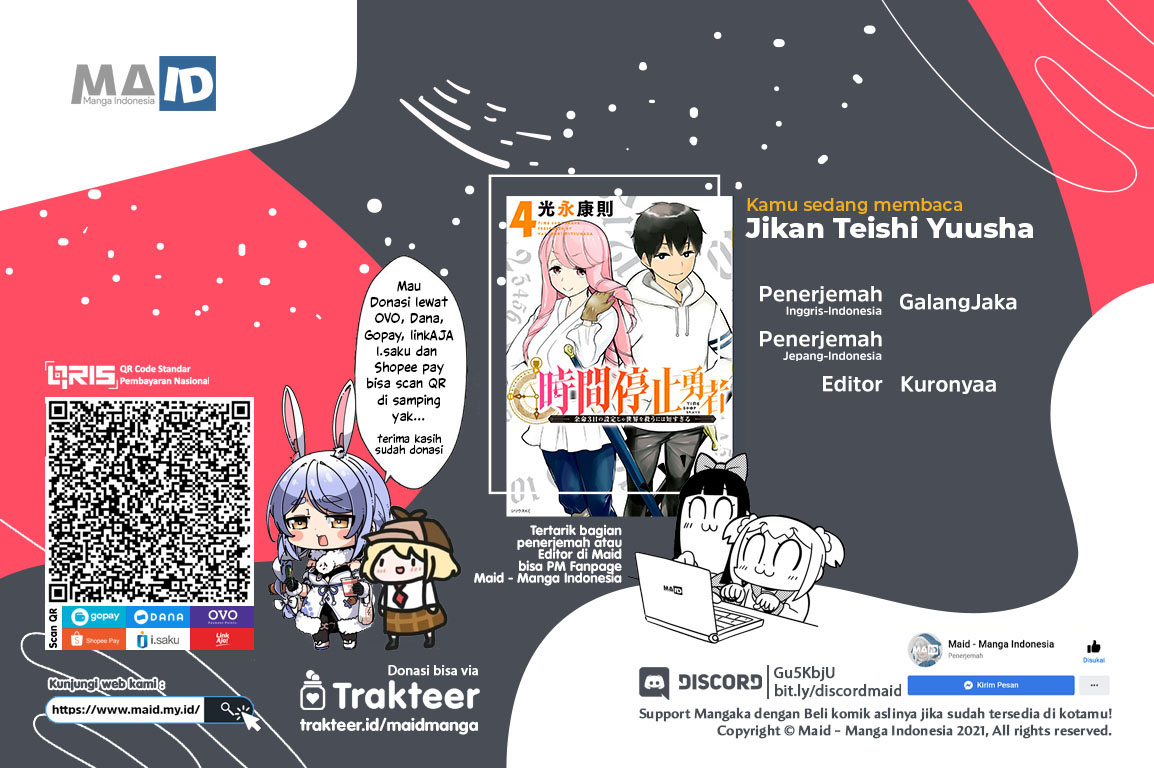 Baca Komik Jikan Teishi Yuusha Chapter 7 Gambar 1