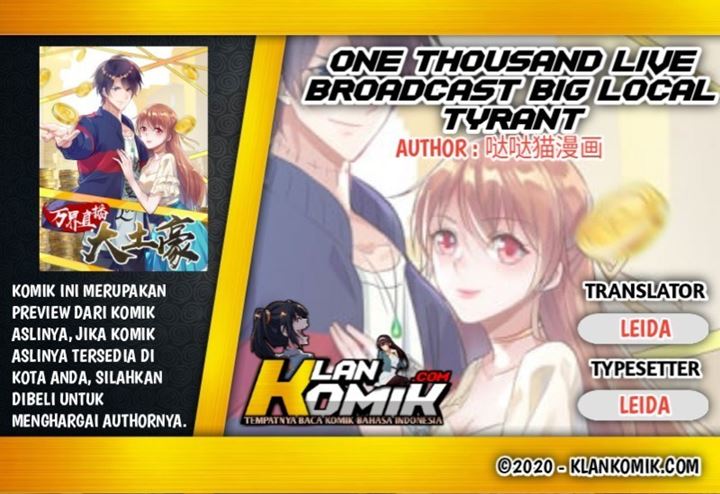 Baca Komik One Thousand Live Broadcast Big Local Tyrant Chapter 57 Gambar 1