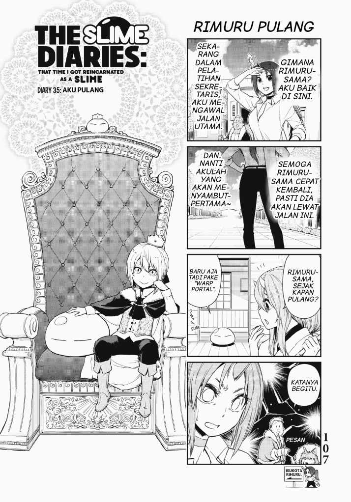 Baca Manga Tensura Nikki Tensei Shitara Slime Datta Ken Chapter 35 Gambar 2