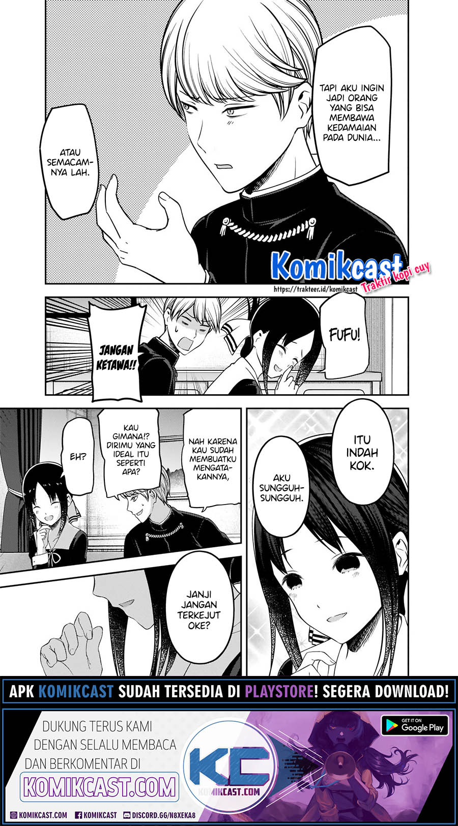 Kaguya-sama wa Kokurasetai – Tensai-tachi no Renai Zunousen Chapter 218 Gambar 8