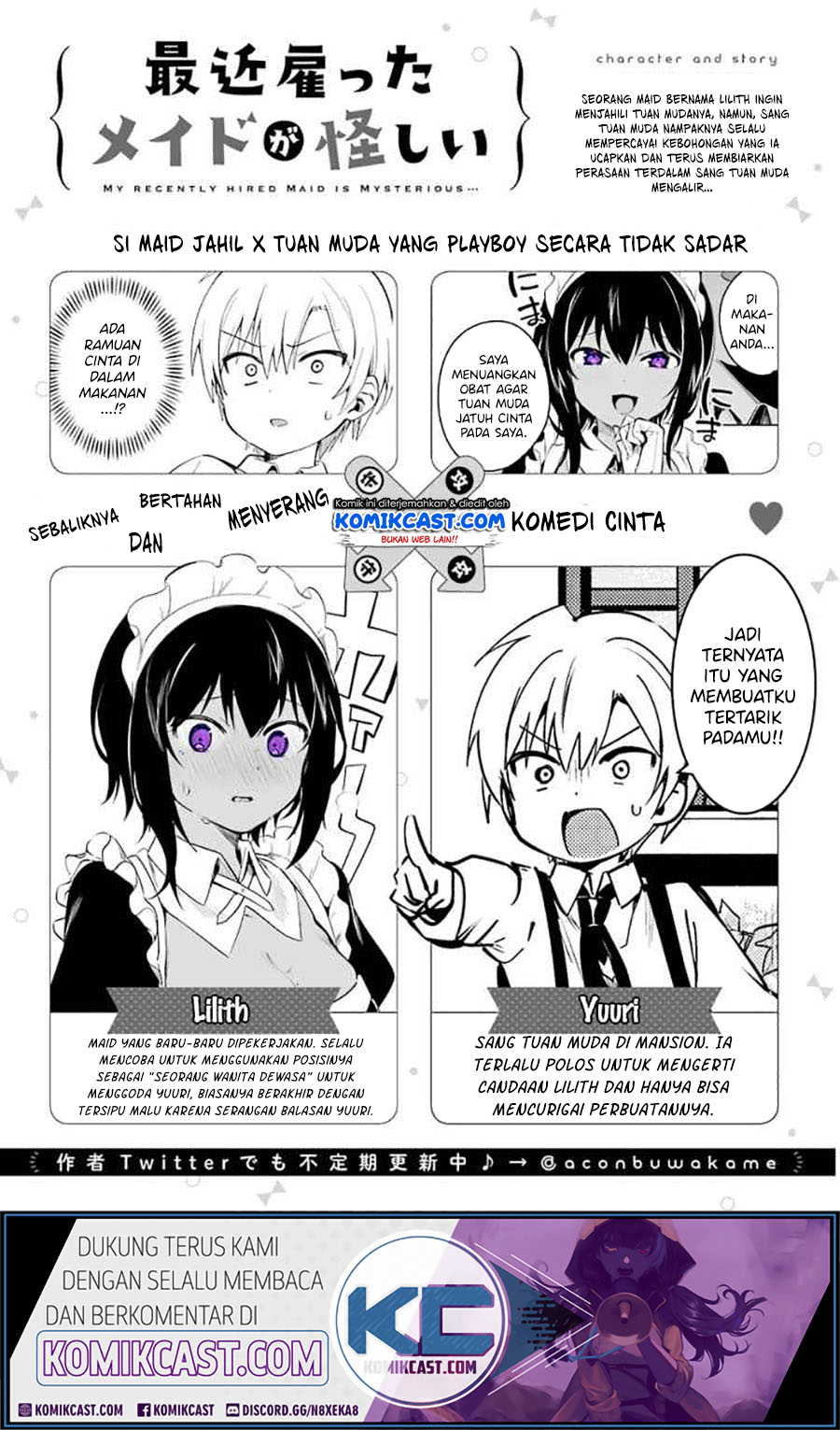 Baca Manga My Recently Hired Maid Is Suspicious Chapter 3 Gambar 2