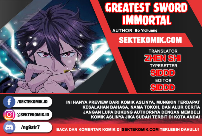 Baca Komik Greatest Sword Immortal Chapter 60 Gambar 1