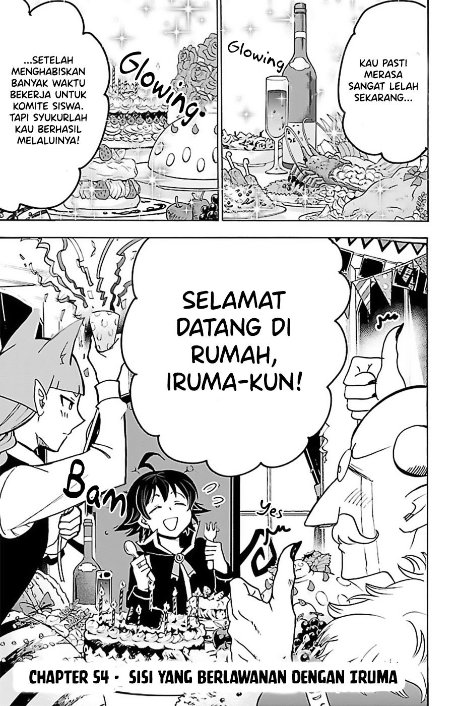 Baca Komik Mairimashita! Iruma-kun Chapter 54 Gambar 1