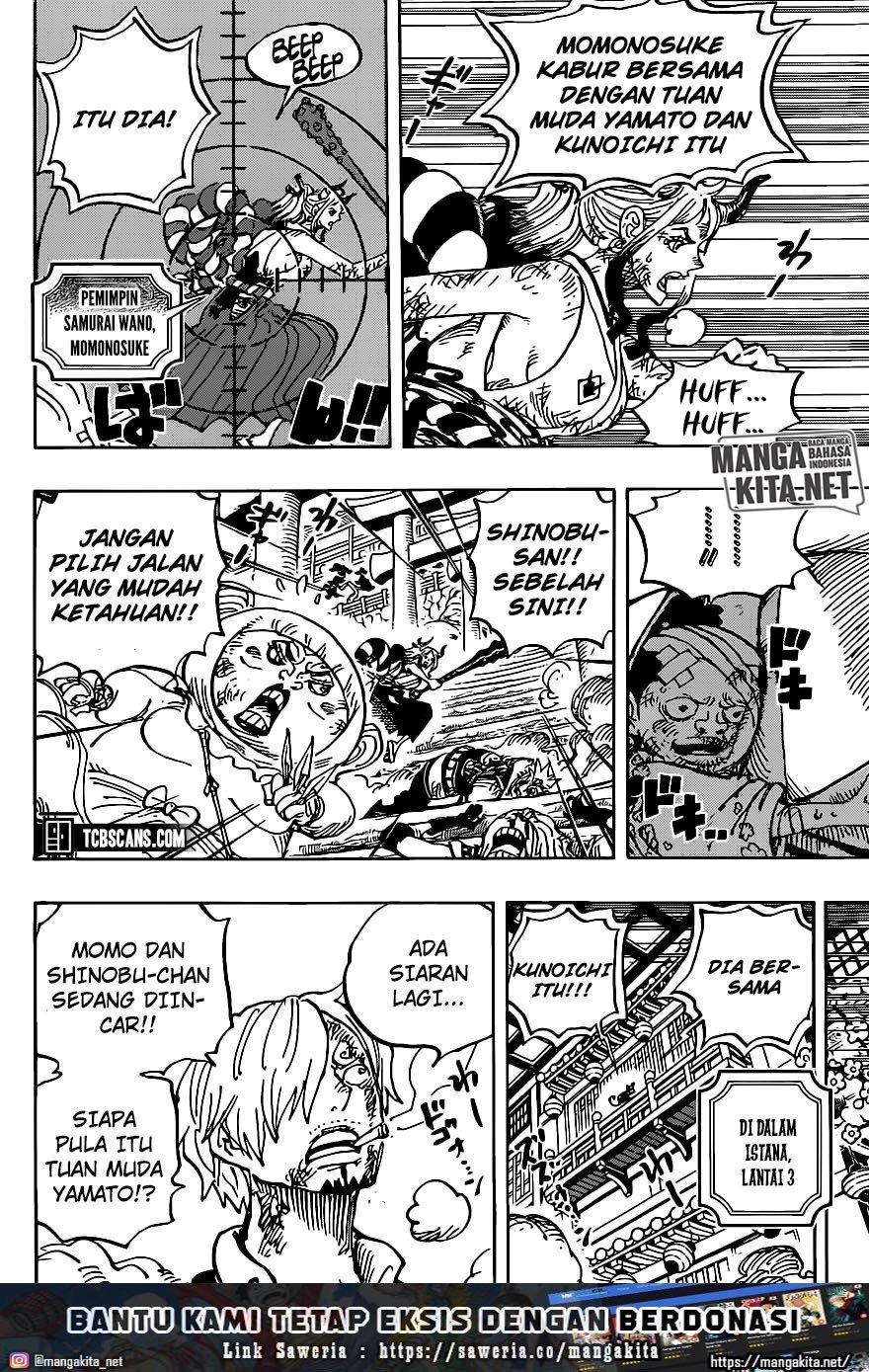 One Piece Chapter 1006 HD Gambar 5