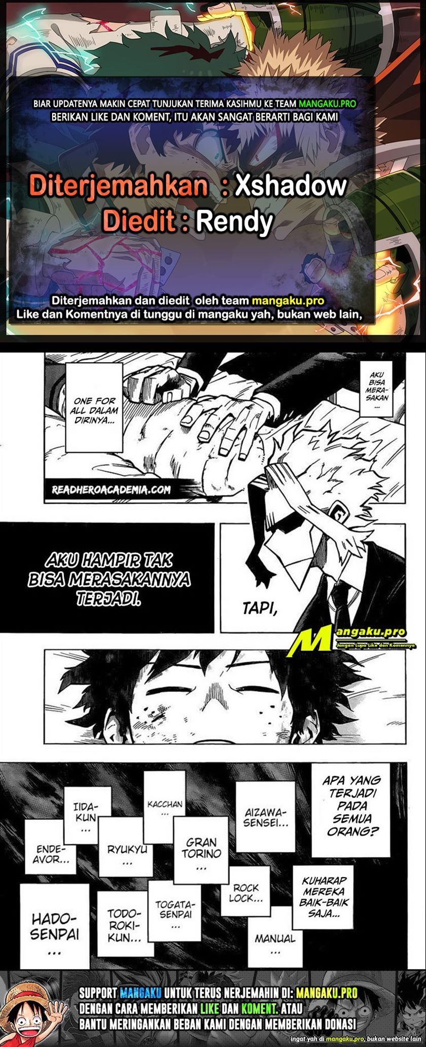 Baca Komik Boku no Hero Academia Chapter 304 Gambar 1