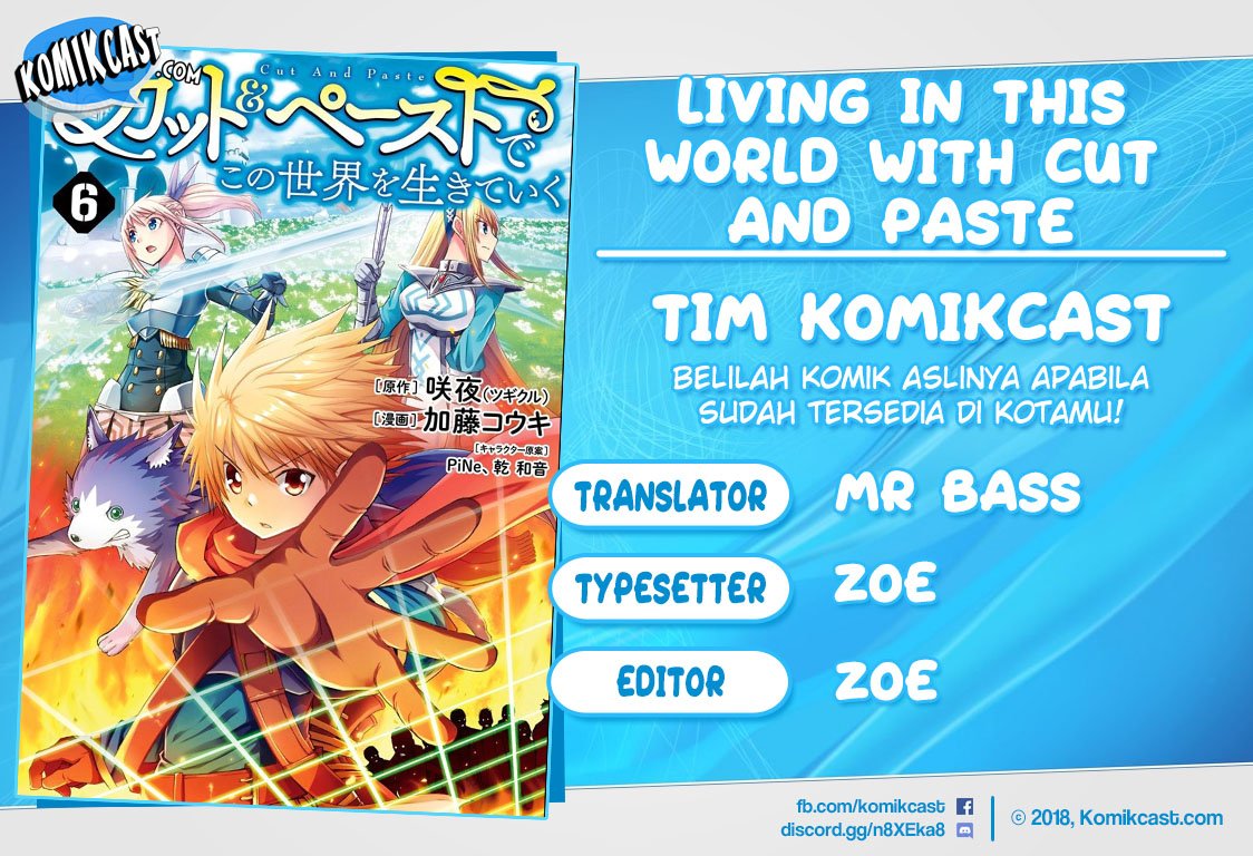 Baca Komik Living In This World With Cut & Paste Chapter 6 Gambar 1