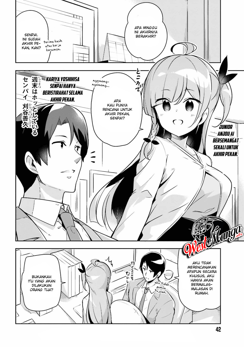 Senpai! Let's Have an Office Romance ♪ Chapter 11.1 Gambar 4