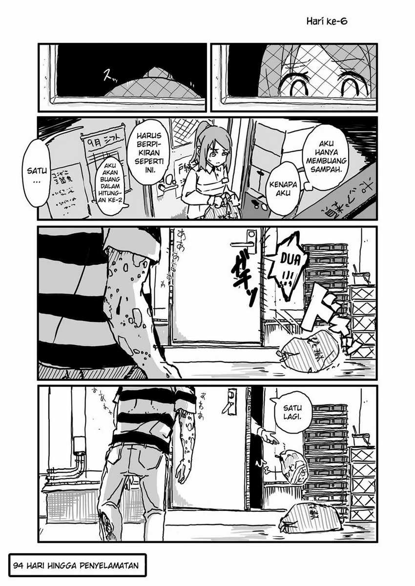 Baca Komik Convenience Store of the Dead ~The Convenience Store Clerk Will Get Rescued in 100 Days~ Chapter 6 Gambar 1