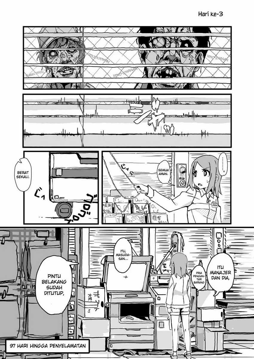 Baca Komik Convenience Store of the Dead ~The Convenience Store Clerk Will Get Rescued in 100 Days~ Chapter 3 Gambar 1