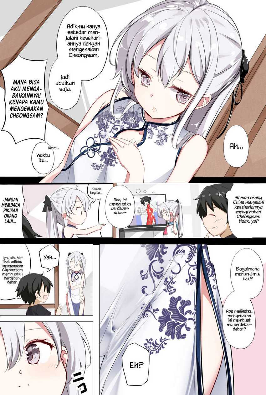 Imouto ga Ichi Nichi Ikka Shika Me wo Awasete Kurenai Chapter 3 Gambar 3