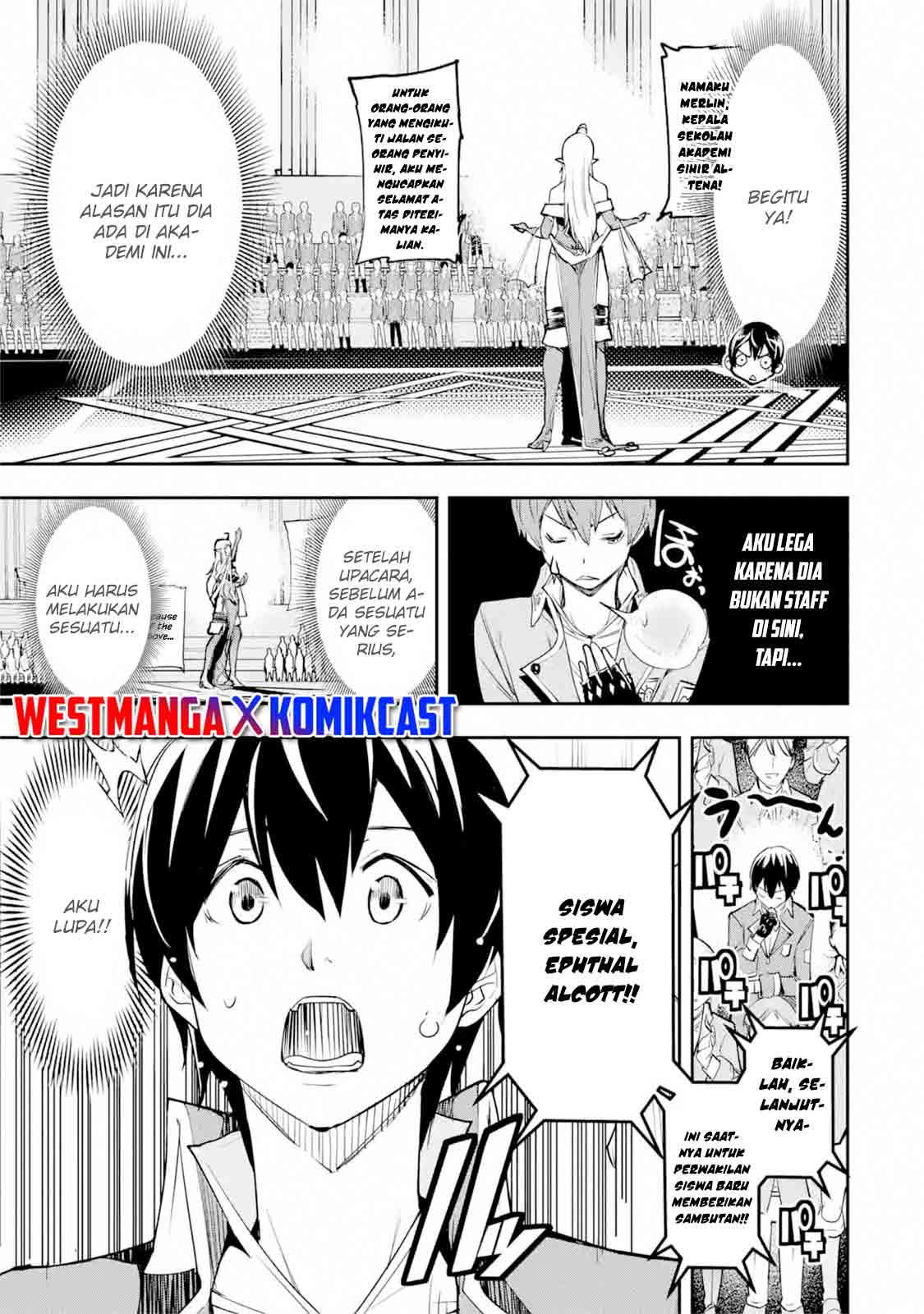 Baca Komik Rakudai Kenja Gakuin no Msou ~ Nidome no Tensei, S Rank Cheat Majutsushi Boukenroku Chapter 8.2 Gambar 1