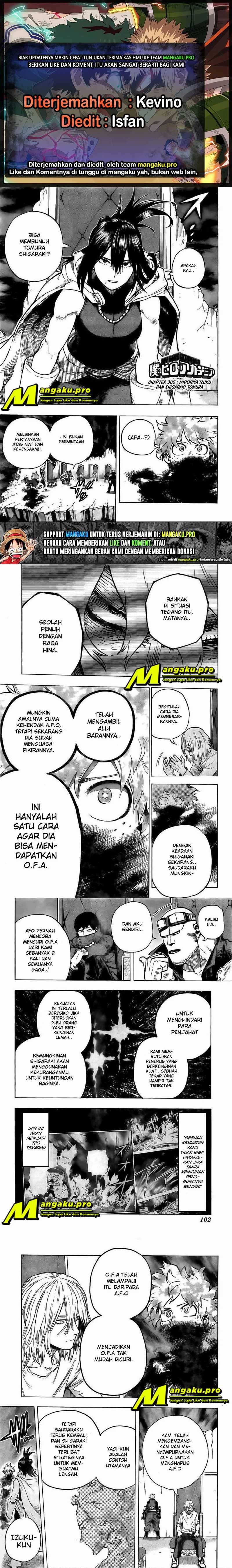 Baca Komik Boku no Hero Academia Chapter 305 Gambar 1