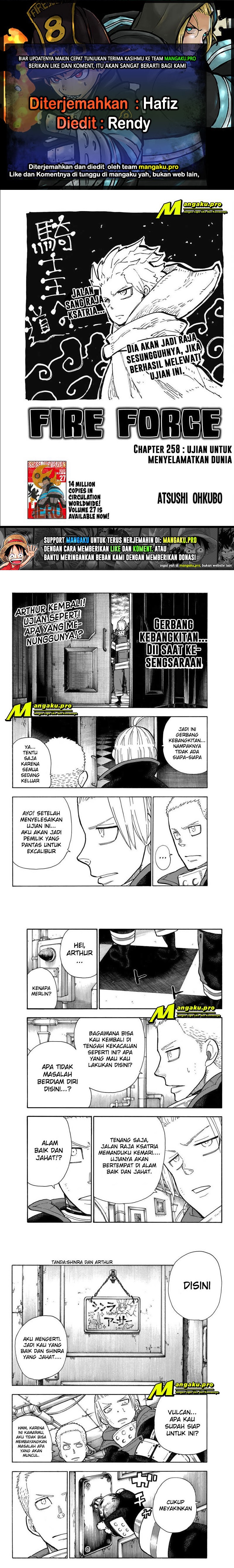 Baca Komik Fire Brigade of Flames Chapter 258 Gambar 1