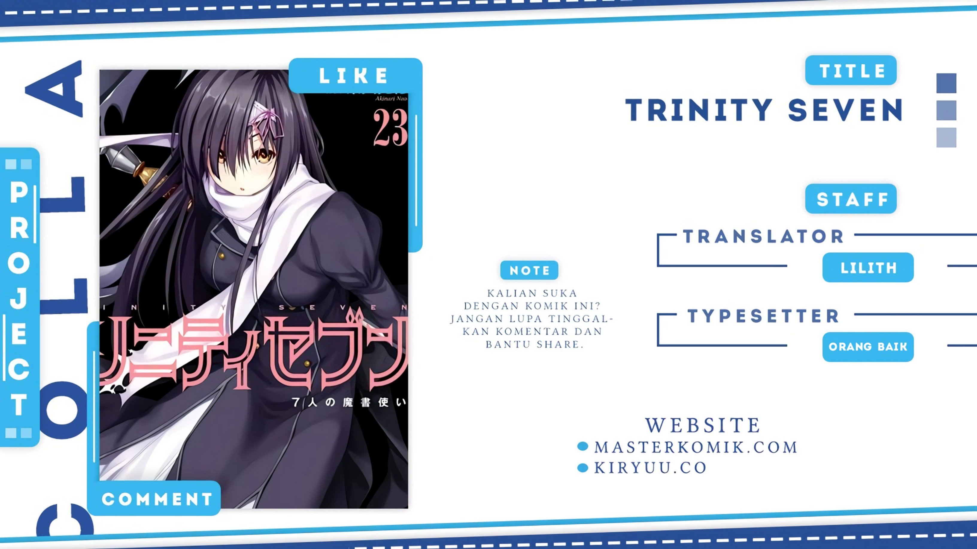 Baca Komik Trinity Seven Chapter 89 Gambar 1