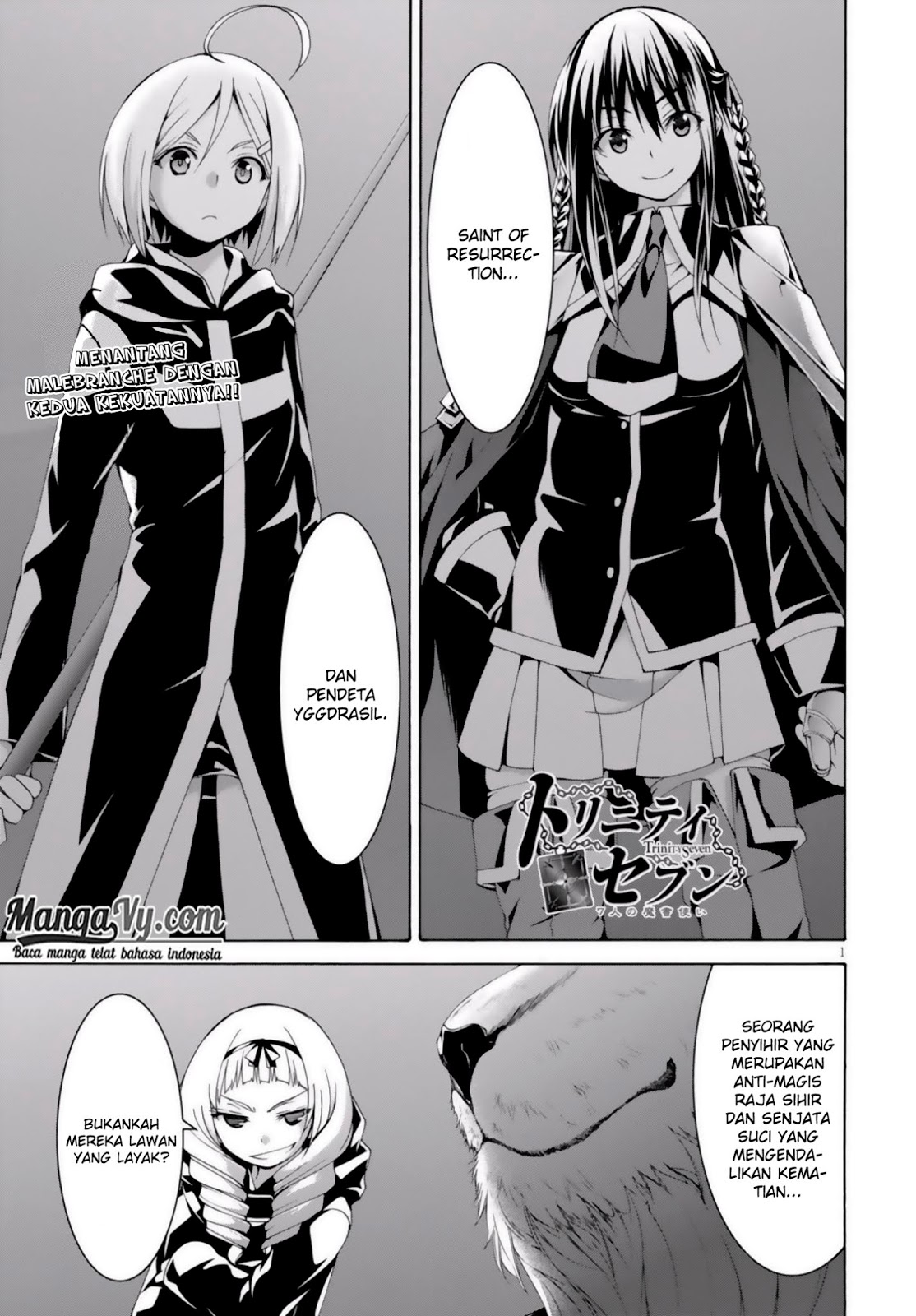 Trinity Seven Chapter 72 Gambar 7