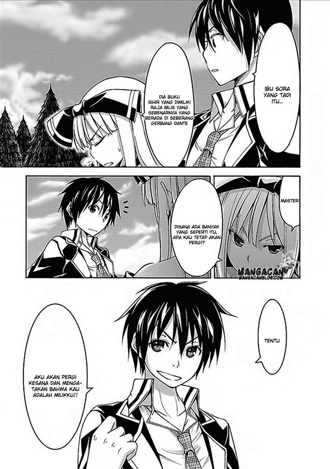 Trinity Seven Chapter 61 Gambar 23