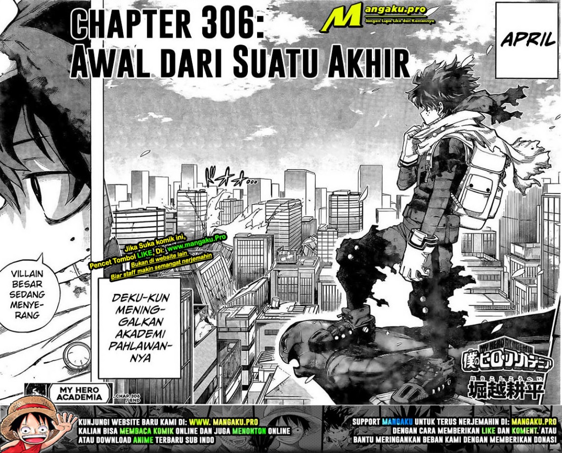 Boku no Hero Academia Chapter 306 Gambar 7