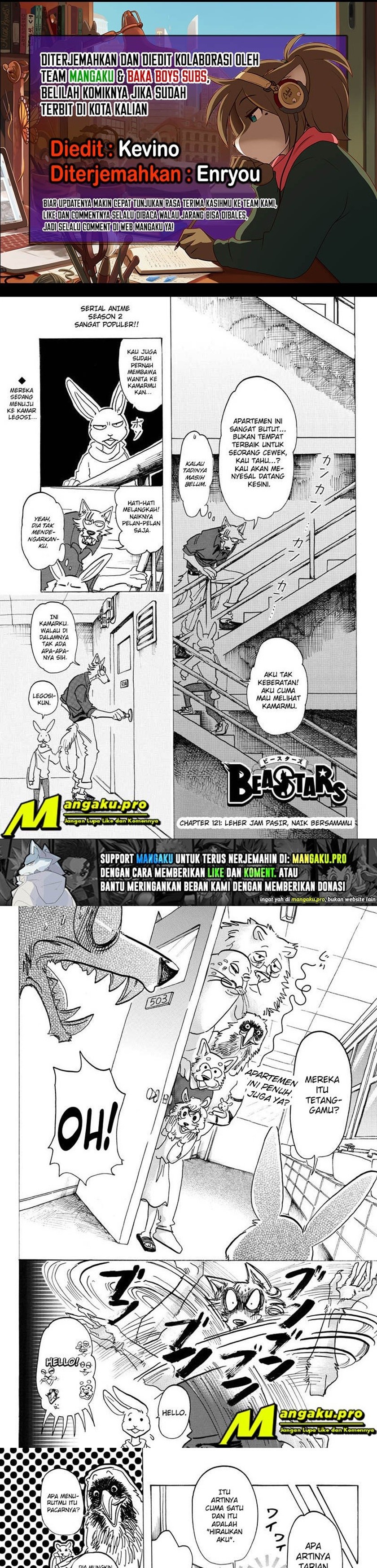 Baca Komik Beastars Chapter 121 Gambar 1