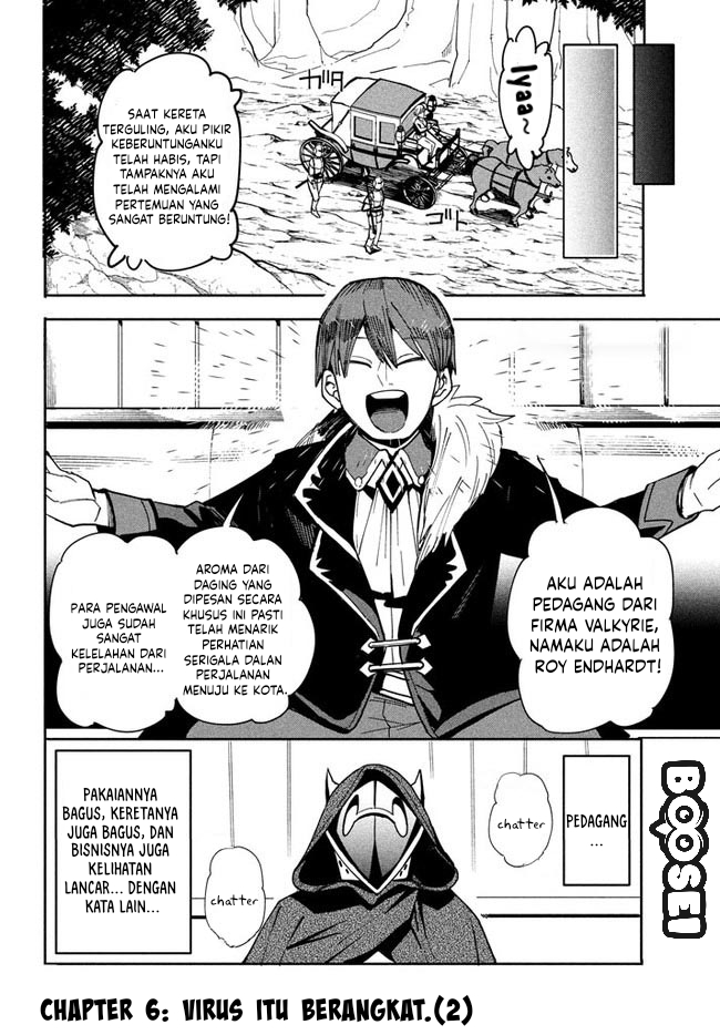 Virus Tensei kara Isekai Kansen Monogatari Chapter 6.2 Gambar 3