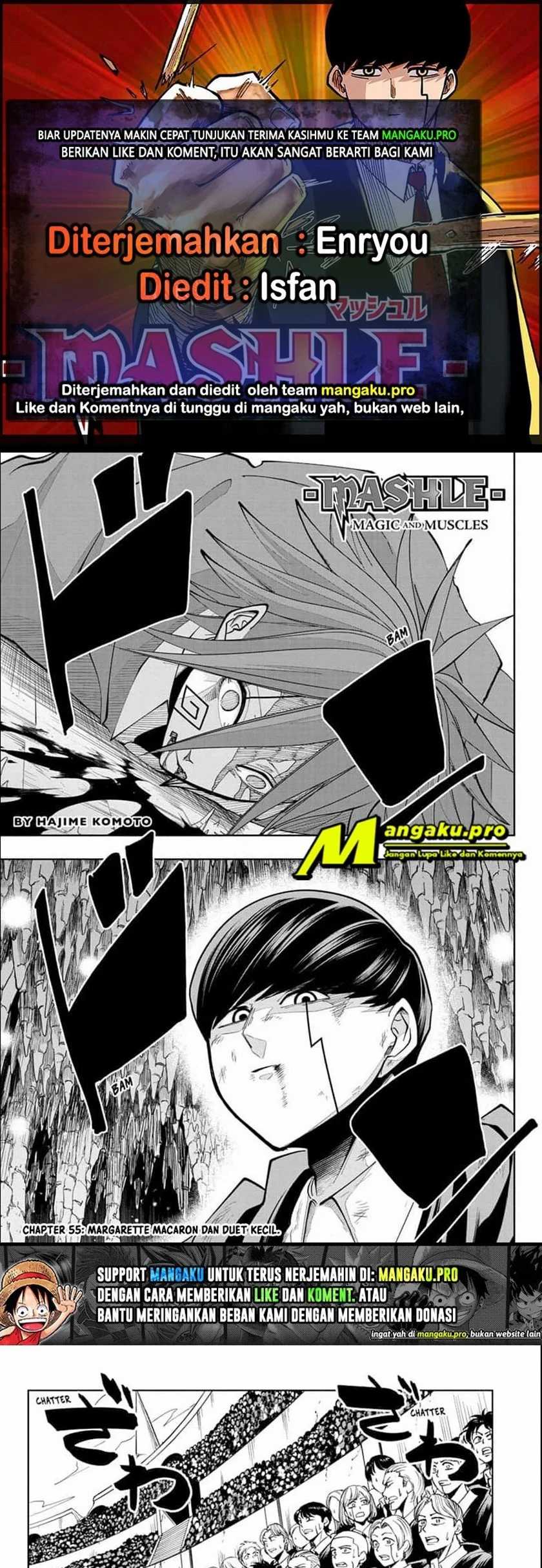 Baca Komik Mashle: Magic and Muscles Chapter 55 Gambar 1