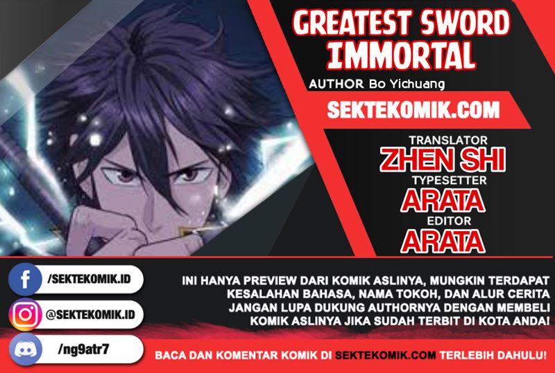 Baca Komik Greatest Sword Immortal Chapter 108 Gambar 1