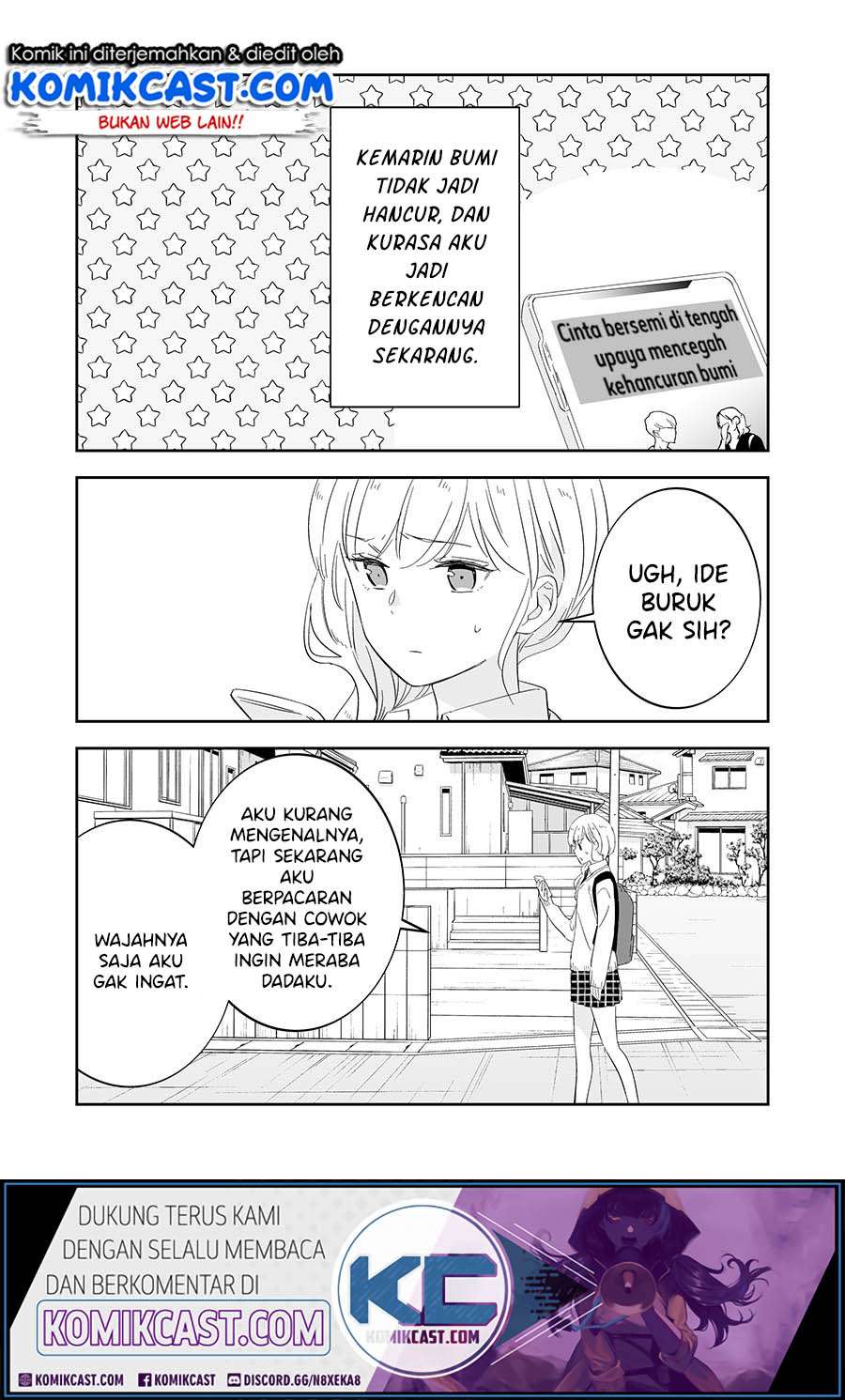 Baca Manga The World Will Be Destroyed Tomorrow, so I Want to Rub Your Boobs Chapter 2 Gambar 2
