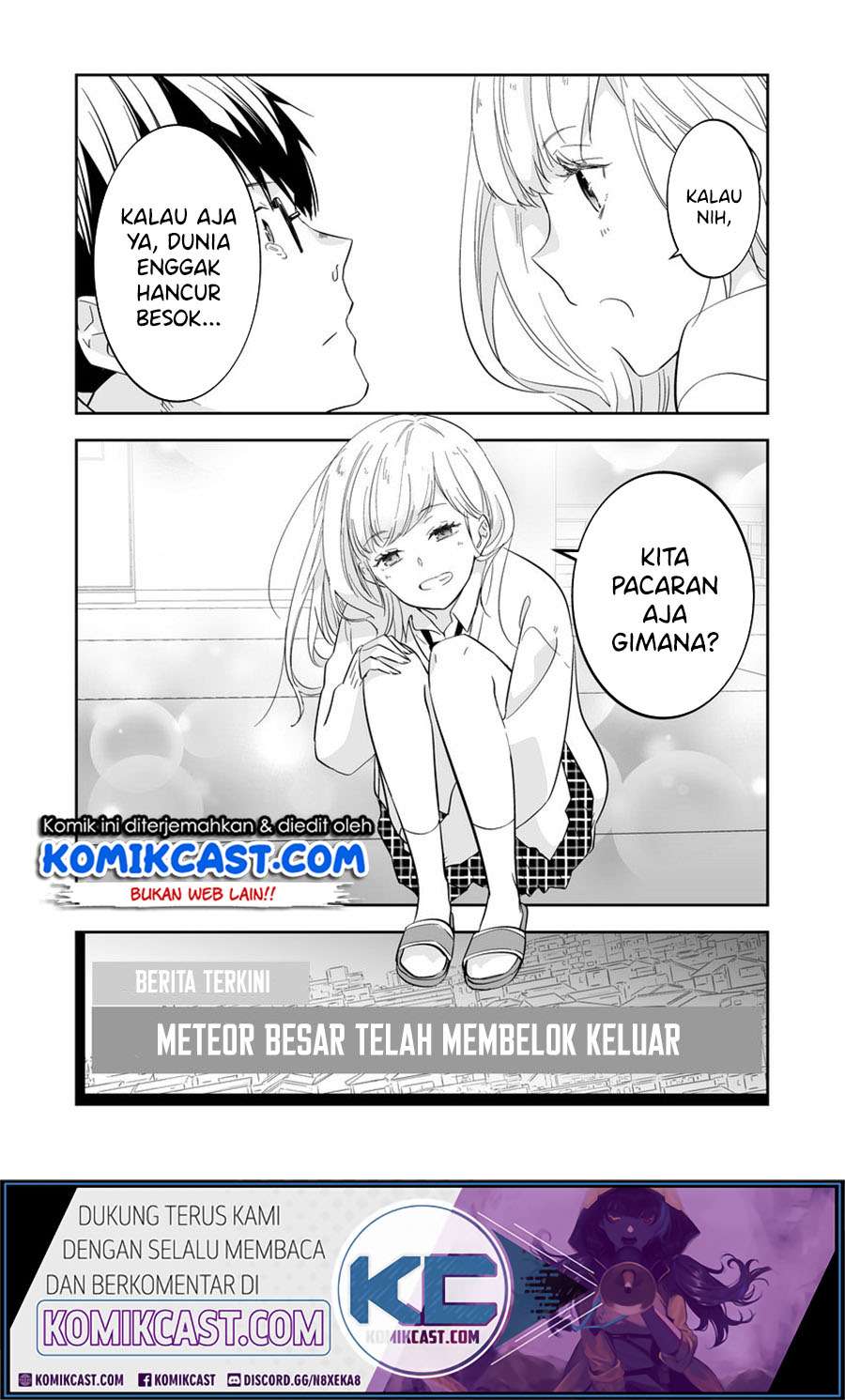 The World Will Be Destroyed Tomorrow, so I Want to Rub Your Boobs Chapter 1 Gambar 9